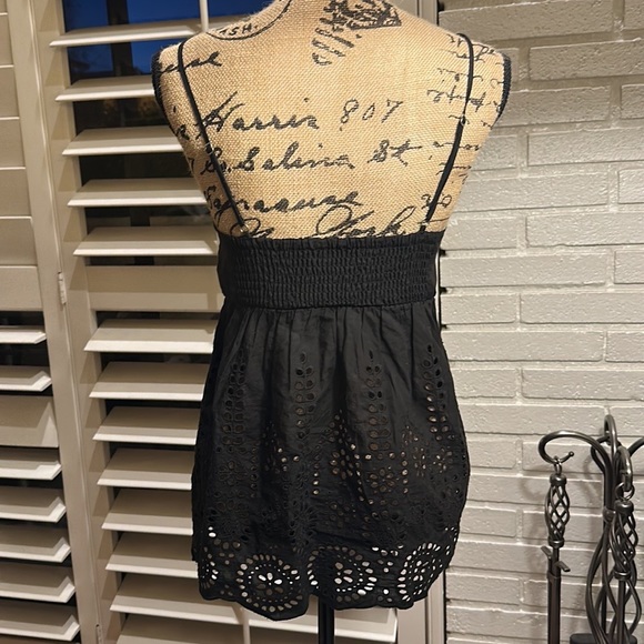 Love Stitch Eyelet Babydoll Tank - Picture 2 of 3